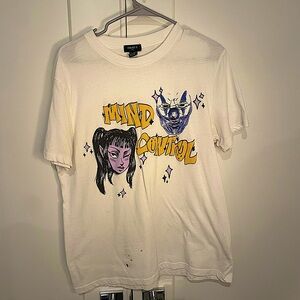 Large “Mind Control” Graphic T-Shirt